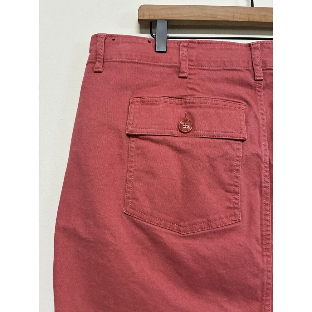 Liverpool Los Angeles Dusty Cedar 18W Maggie Mini Skirt